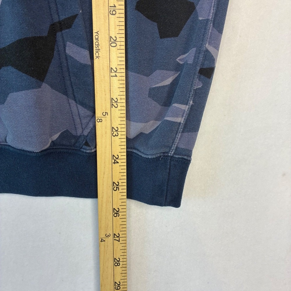 Nike Hoodie Mens Medium Blue Camo Futura Logo Pullover Fleece Sweatshirt Sport - Picture 4 of 8